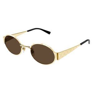 New GUCCI Gold Round GG1854S 005 Sunglasses Women